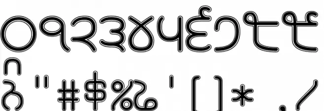 Rupe Border Bold Шрифта ДРУГИЕ символов