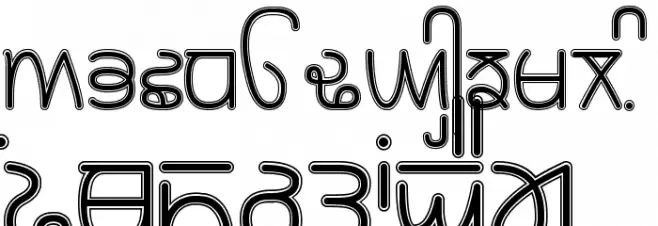 Rupe Border Bold 字体 大写