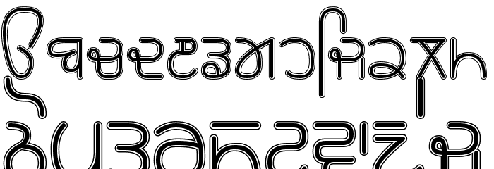 Rupe Border Bold Шрифта строчной