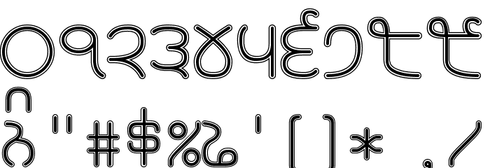 Rupe Border Demi Bold Font OTHER CHARS