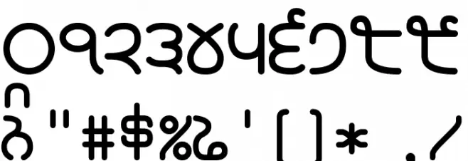 Rupe Demi Bold Font OTHER CHARS