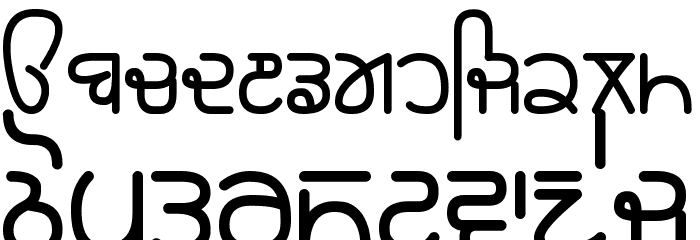 Rupe Demi Bold Font LOWERCASE