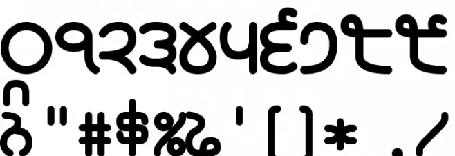 Rupe Heavy Font OTHER CHARS