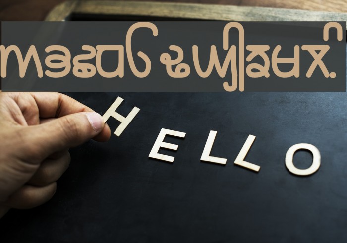 Rupe Heavy Font examples