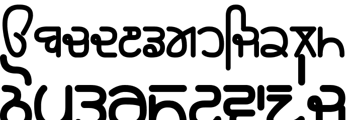 Rupe Heavy Font LOWERCASE