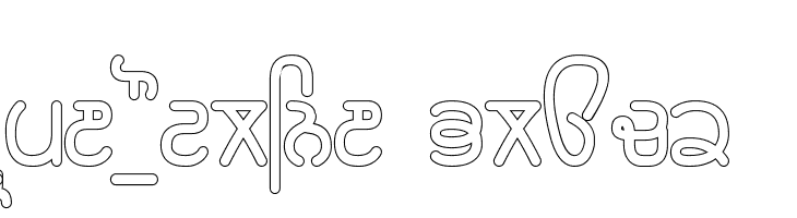 Rupe Outline Black Font