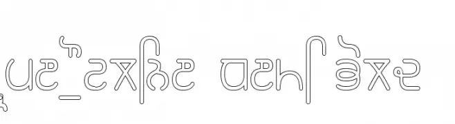 Rupe Outline Demi Bold  font caratteri gratis