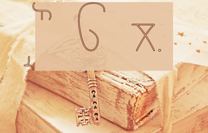 Rupe Outline Extra Light Font examples