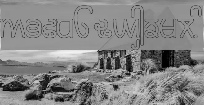 Rupe Outline Heavy Font examples