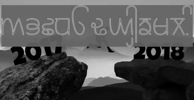 Rupe Outline Light Font examples