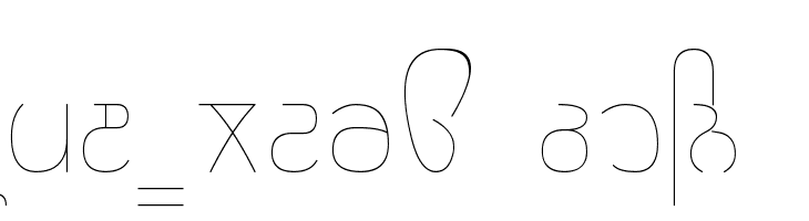 Rupe Ultra Thin Font