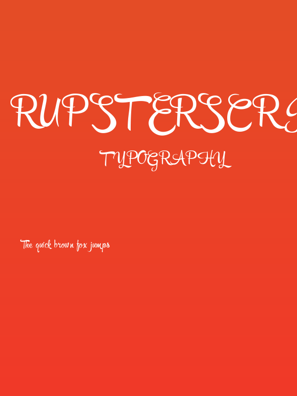 RupsterScriptFree Poster