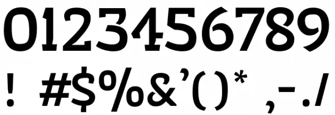 Rupture-Bold Font OTHER CHARS