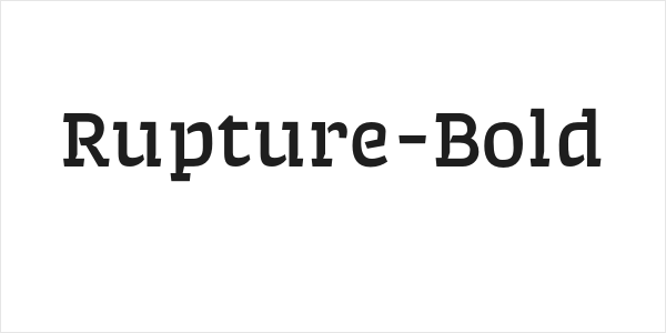 Rupture-Bold Logo