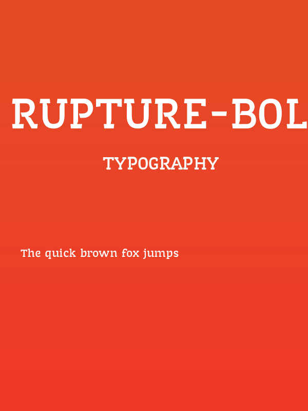 Rupture-Bold Poster