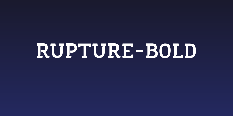 Rupture-Bold Social Header