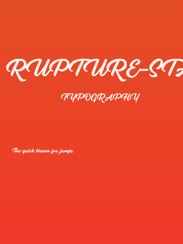 Rupture-Stamp Poster