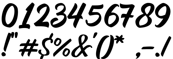 RuptureDEMO Font OTHER CHARS