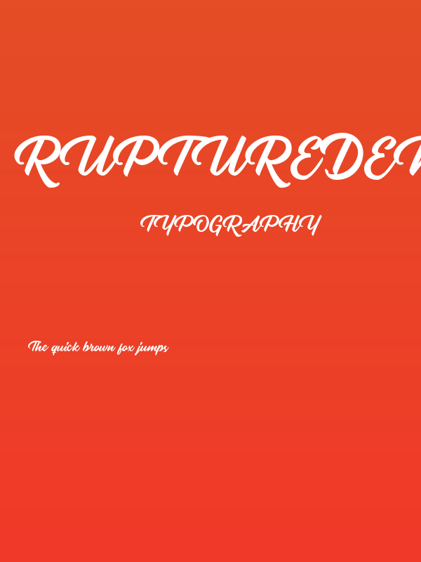 RuptureDEMO Poster