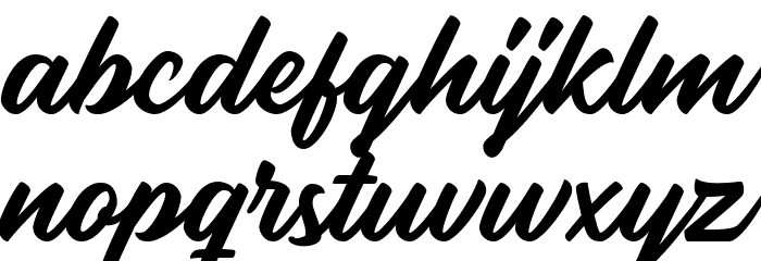 RuptureDEMO Font LOWERCASE