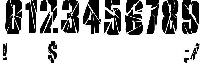 RupturedSans Font OTHER CHARS