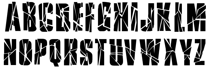 RupturedSans Font LOWERCASE
