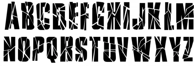 RupturedSans Fuentes MINÚSCULAS