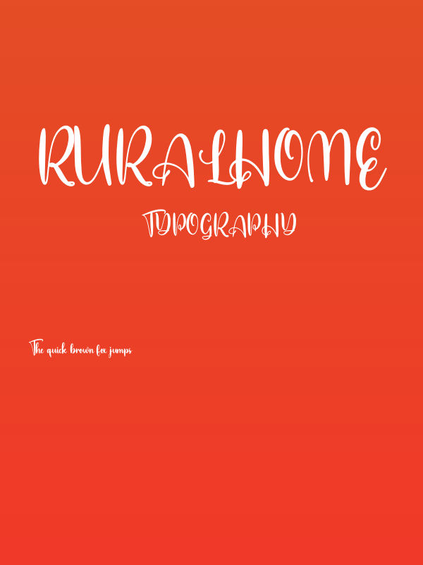 Ruralhome Poster