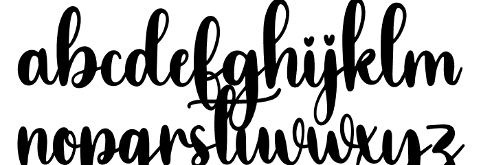 Ruralhome Font LOWERCASE
