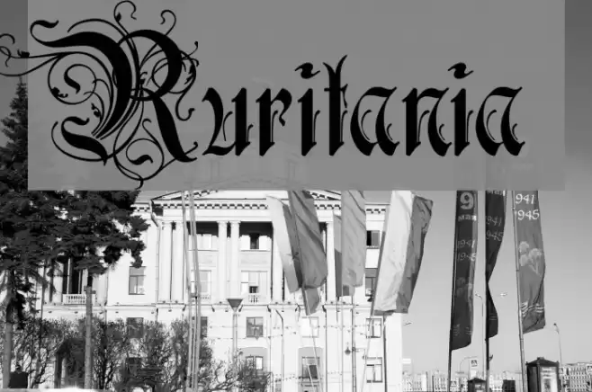 Ruritania フォント examples