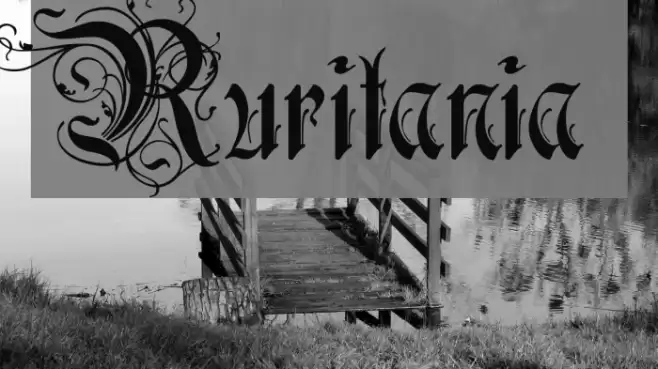 Ruritania フォント examples