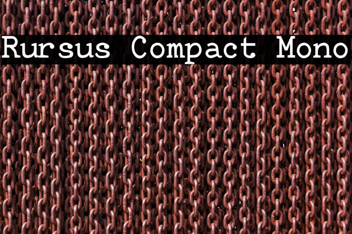 Rursus Compact Mono Example 3