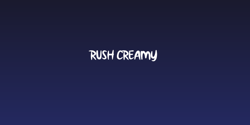 Rush Creamy Social Header