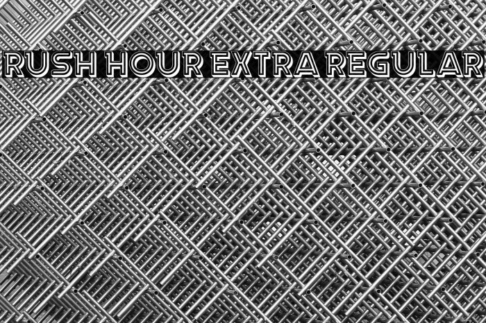 Rush Hour Extra Regular Example 2