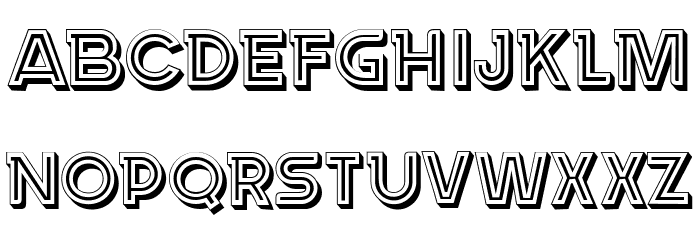 Rush Hour Extra Regular Font LOWERCASE
