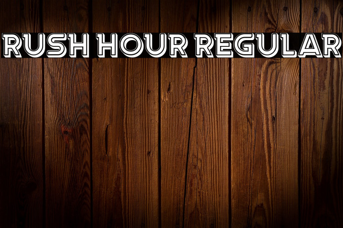 Rush Hour Regular Example 2