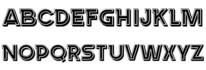 Rush Hour Regular Font LOWERCASE