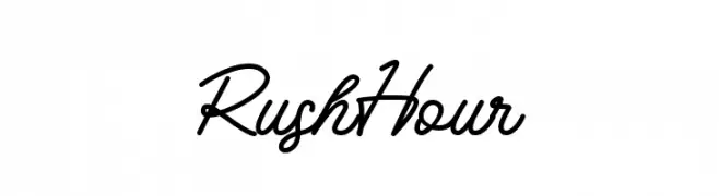 Rush Hour  Frei Schriftart Herunterladen
