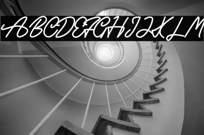 Rush Hour Font examples