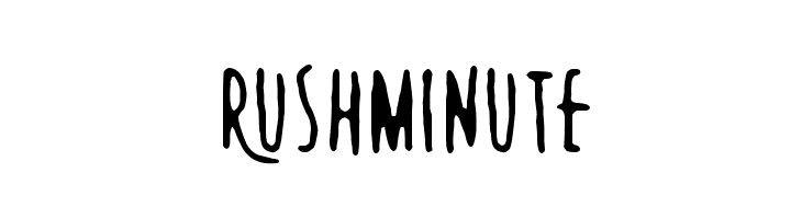Rush Minute  Free Fonts Download