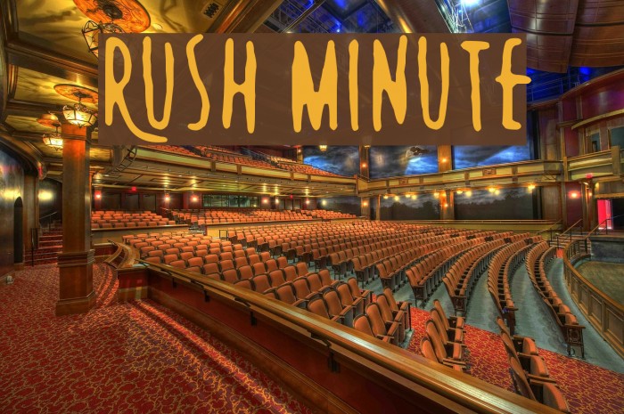 Rush Minute Font examples