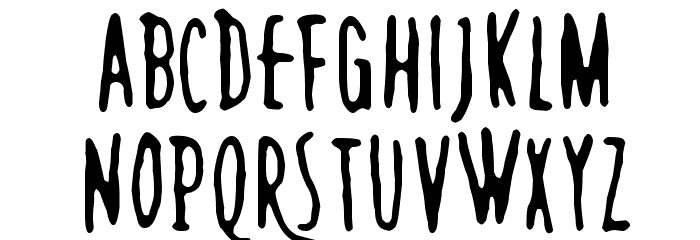 Rush Minute Font LOWERCASE