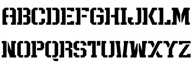 Rush Rush Schriftart Kleinbuchstaben