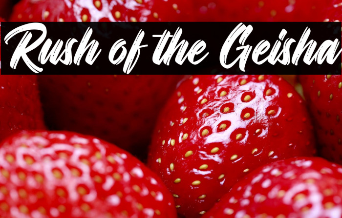 Rush of the Geisha Example 1