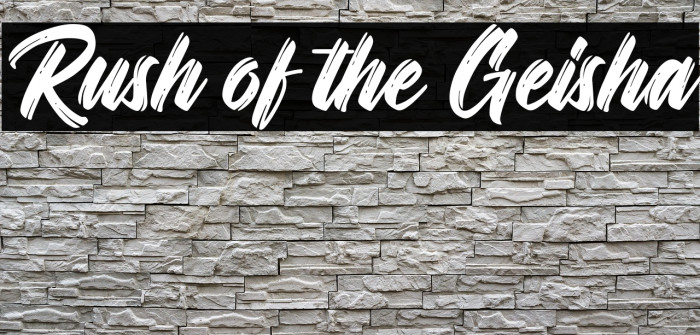 Rush of the Geisha Example 2