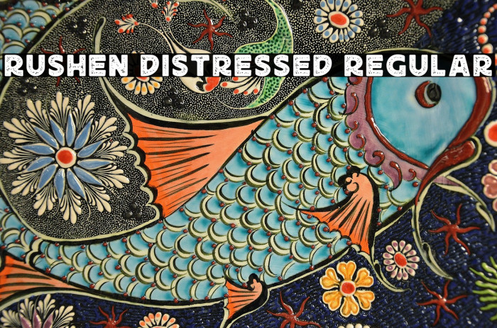 Rushen Distressed Regular Example 1