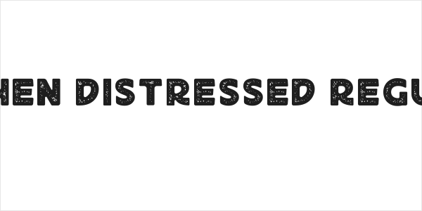 Rushen Distressed Regular Logo