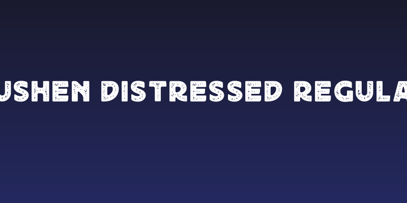 Rushen Distressed Regular Social Header