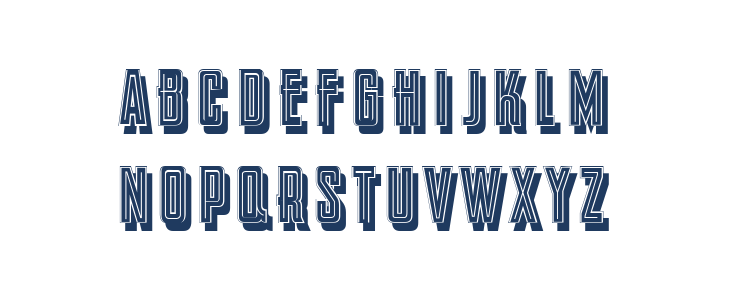 Rusher DemiBold Lowercase