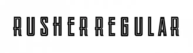 Rusher Regular  Frei Schriftart Herunterladen
